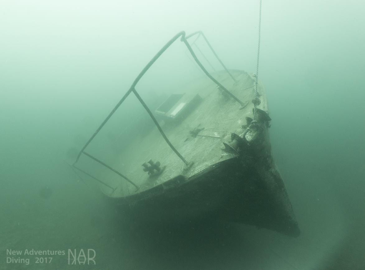 The Podsnap, a minesweeper now in Capernwray Dive Centre.